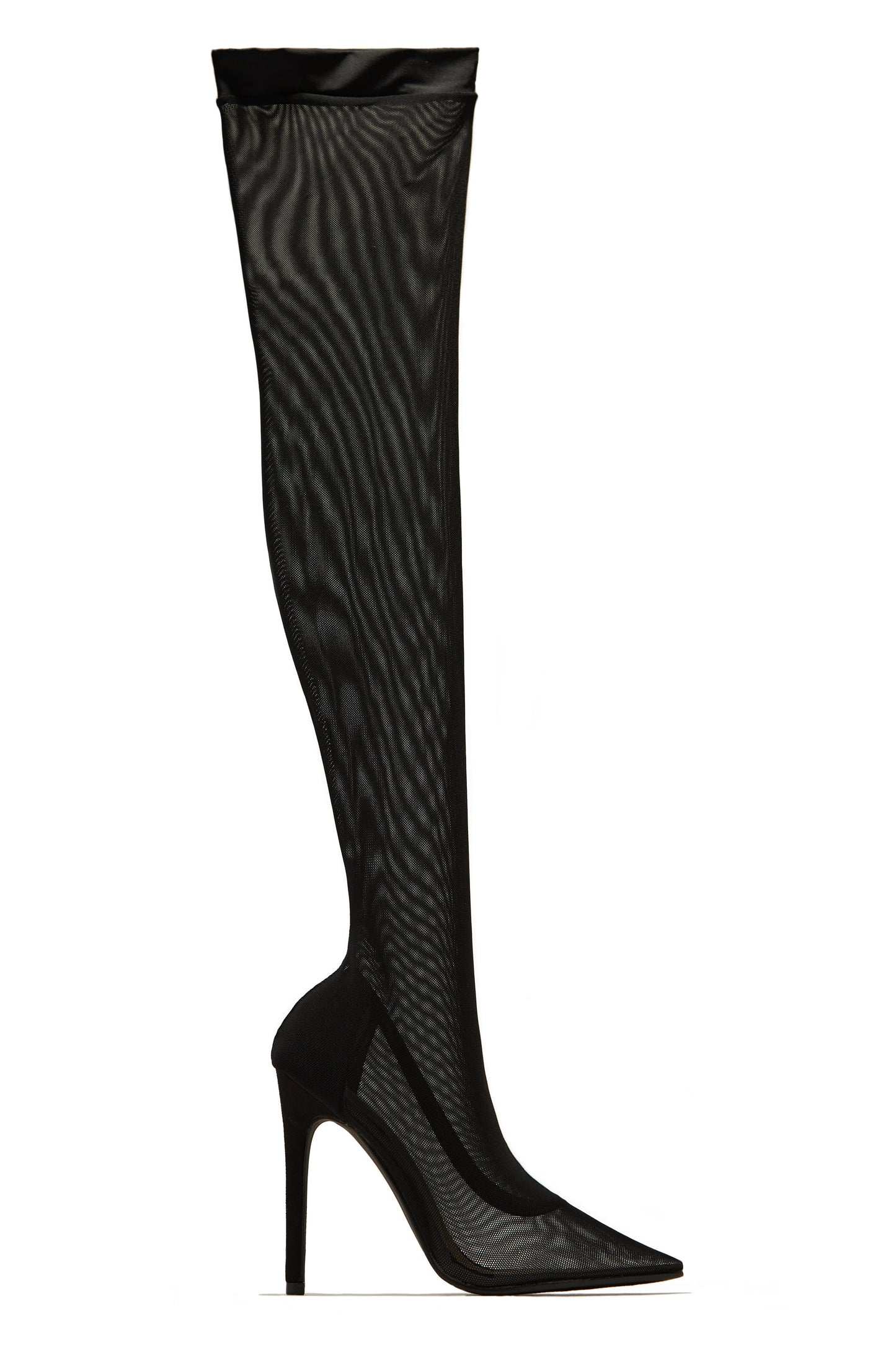 Timeless Allure Over The Knee High Heel Boots - Red