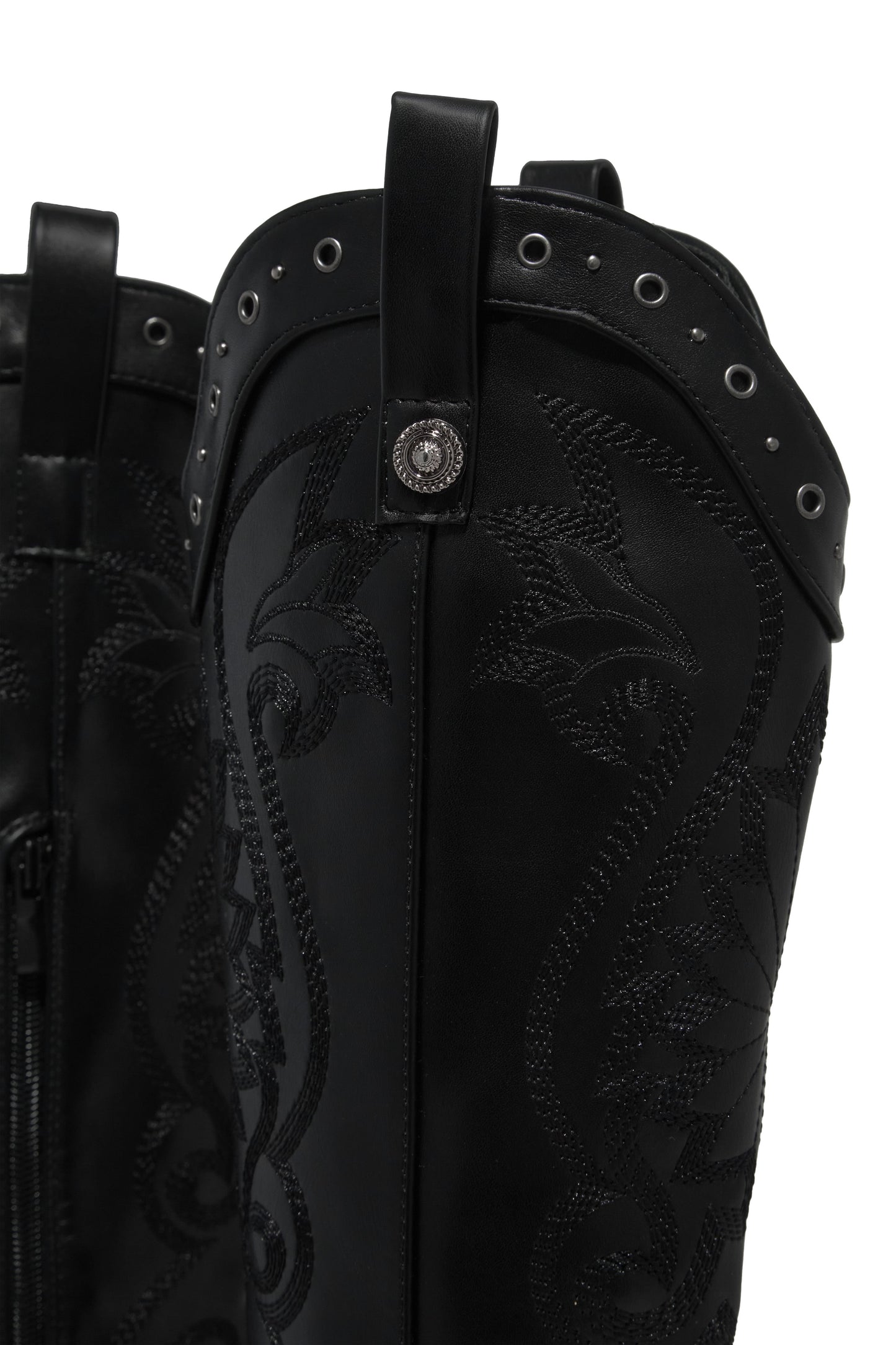 Festival Season Cowgirl Boots - Black