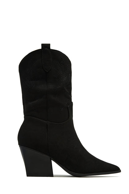 Festival Ready Cowgirl Boots - Khaki