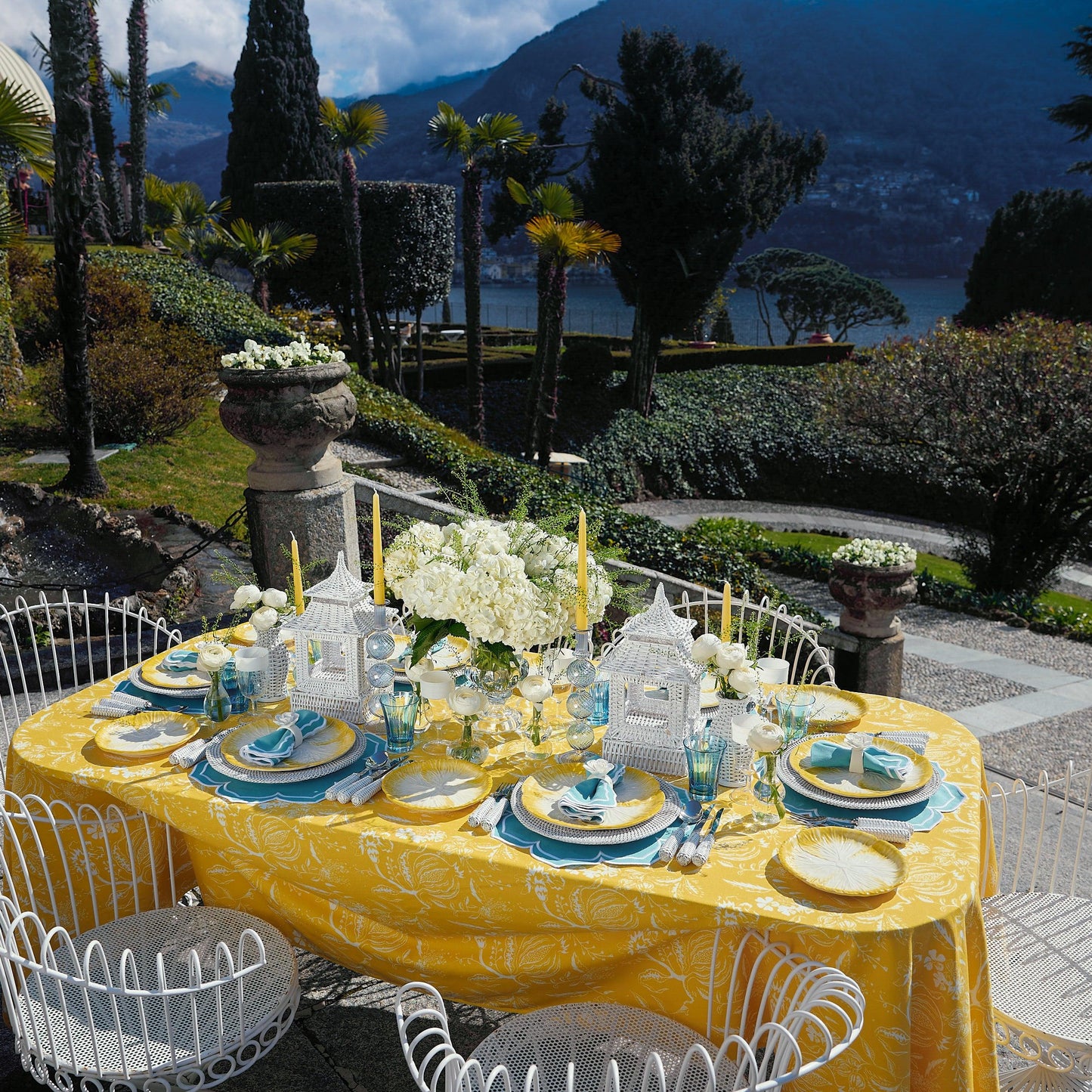 Blue Positano Glasses (Set of 4)