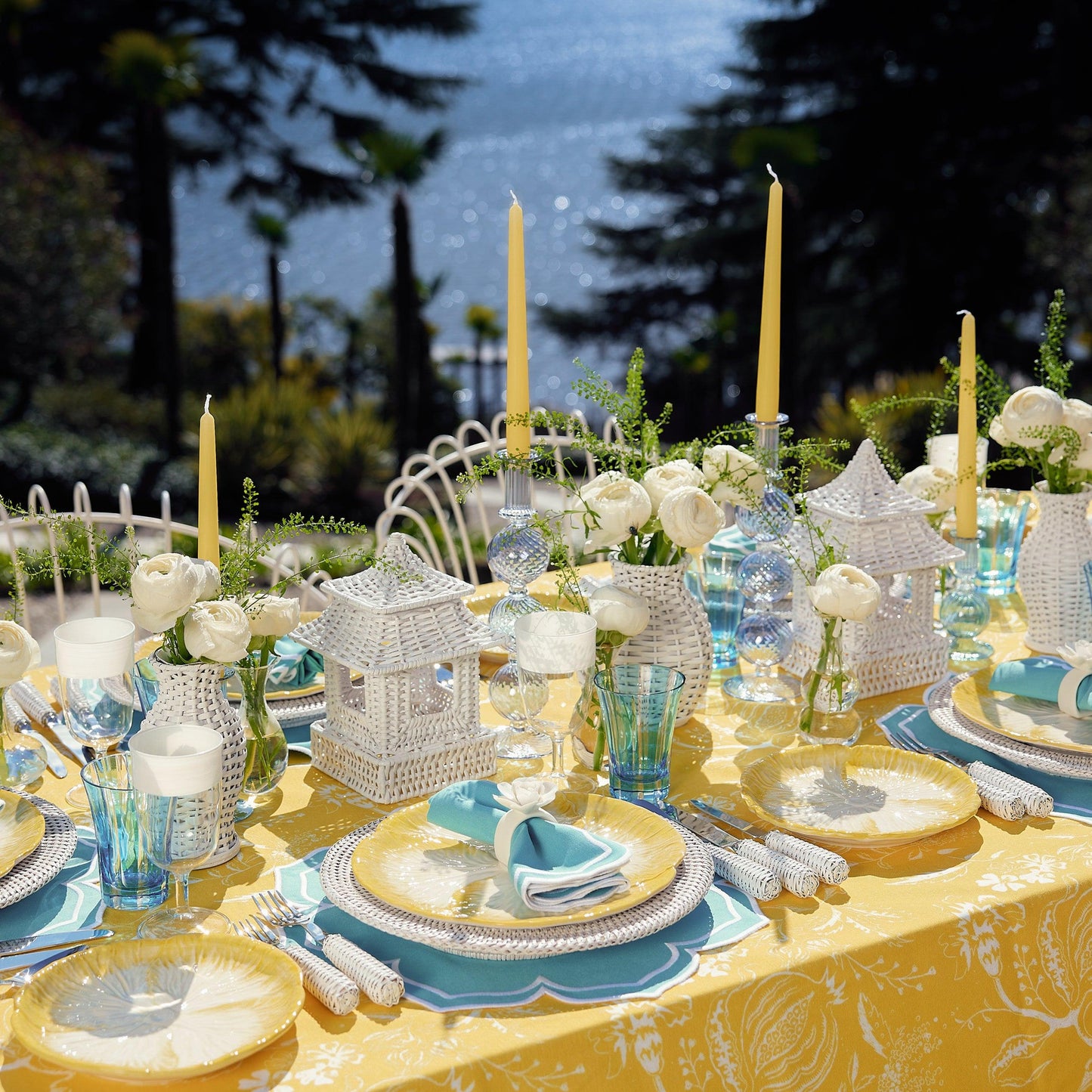 Blue Positano Glasses (Set of 4)