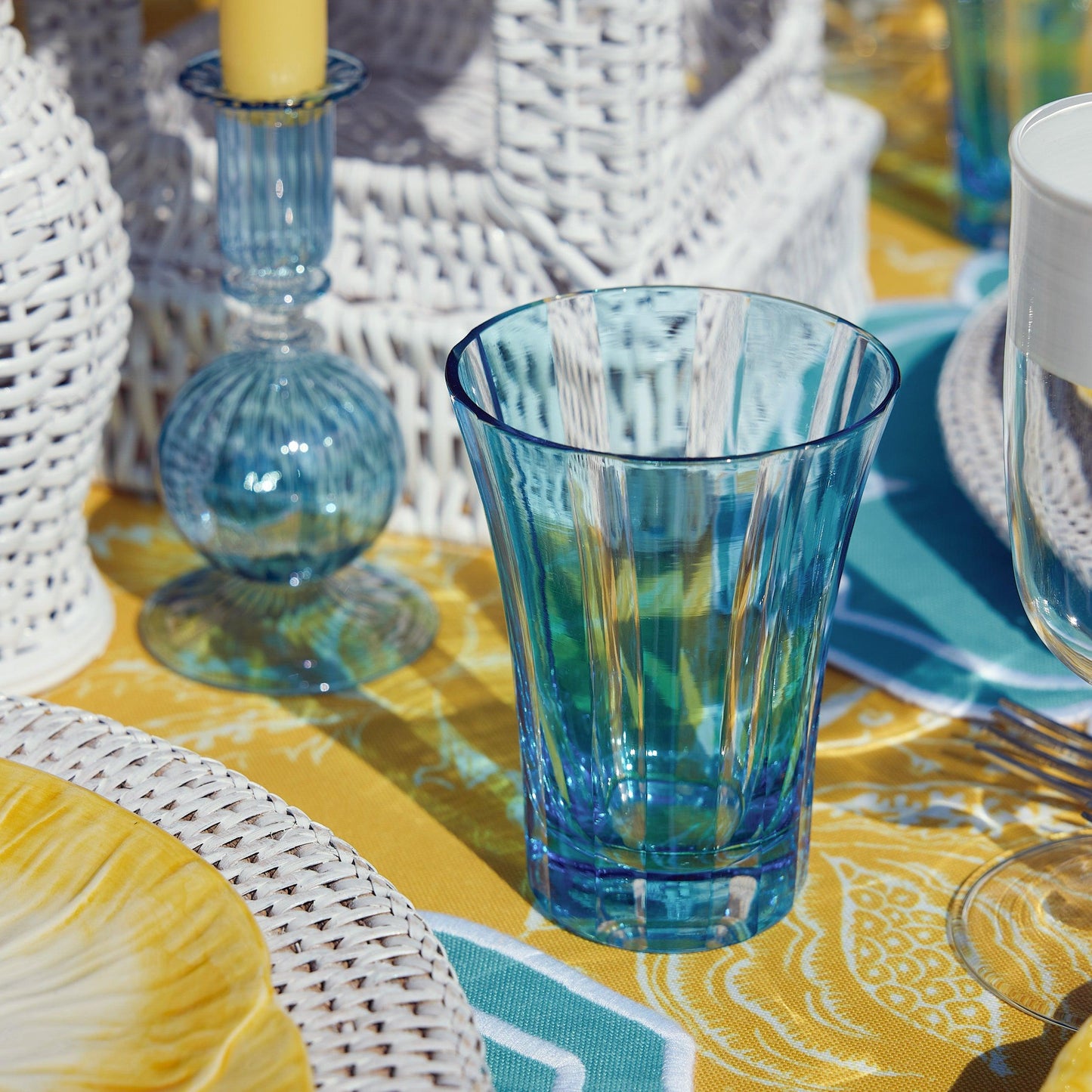 Blue Positano Glasses (Set of 4)