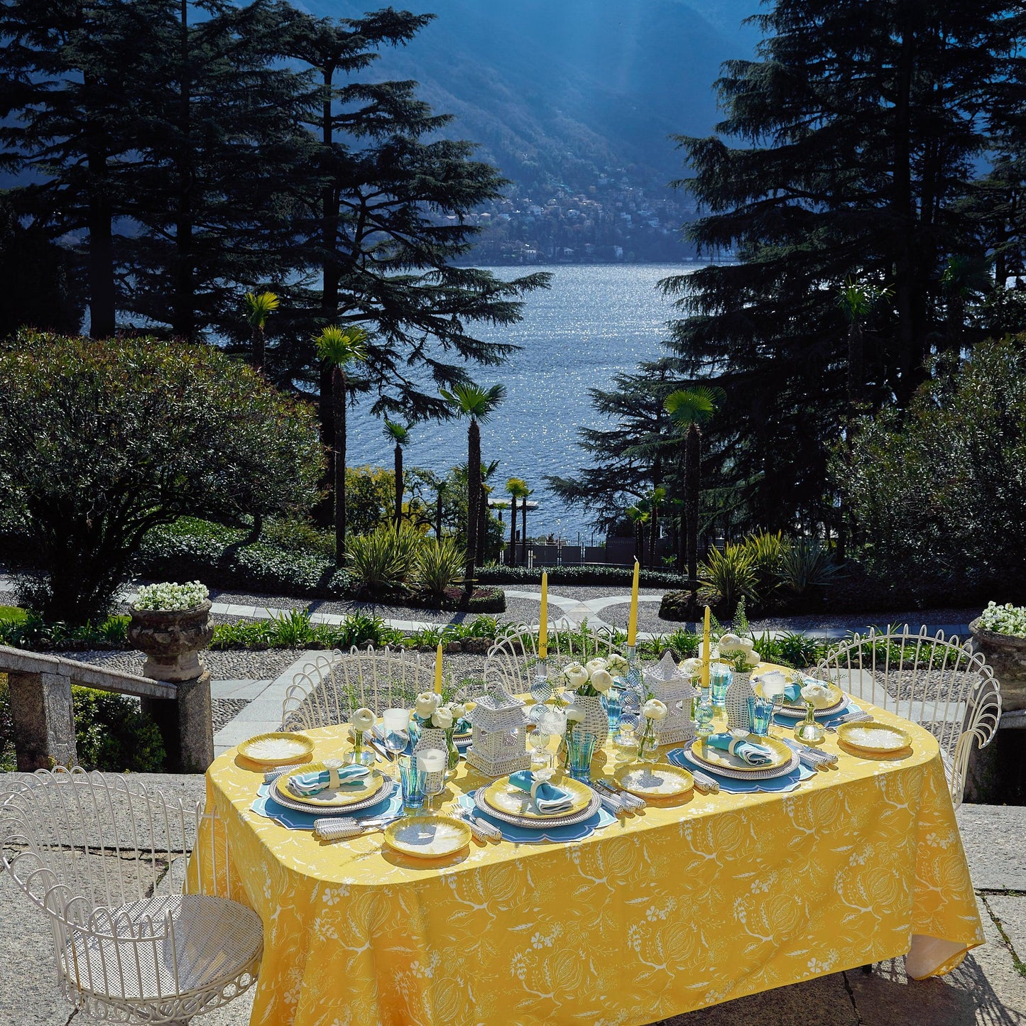 Blue Positano Glasses (Set of 4)