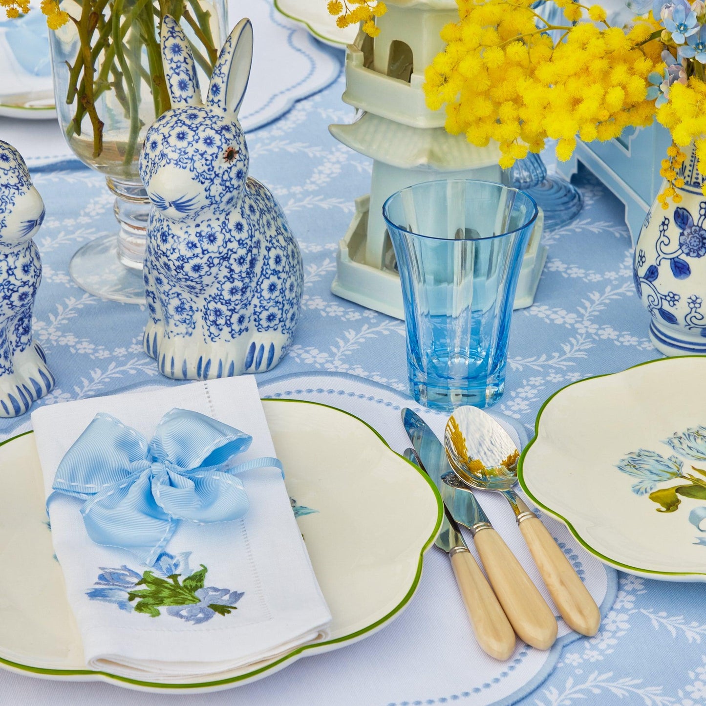 Blue Positano Glasses (Set of 4)