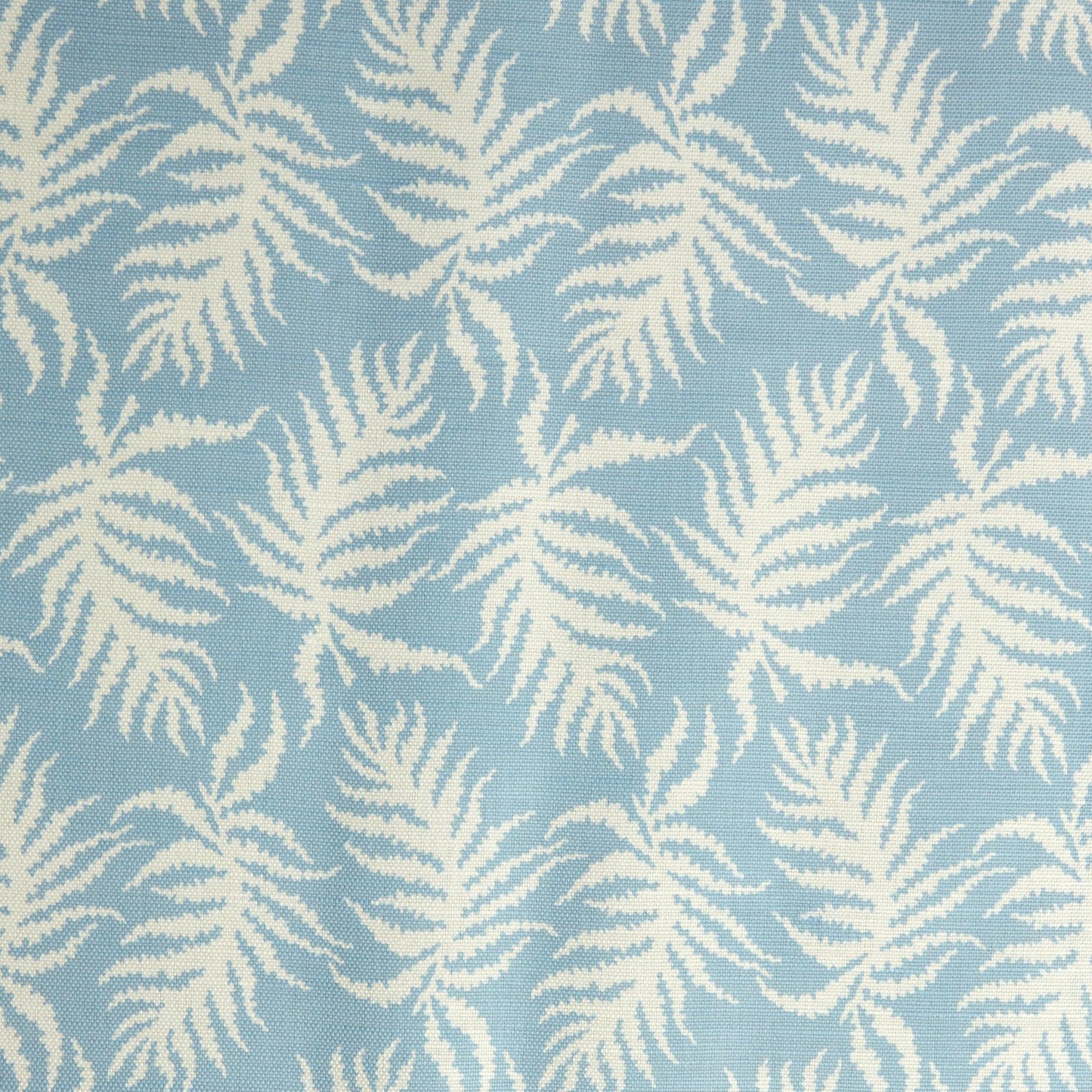 Blue Trailing Ferns Fabric