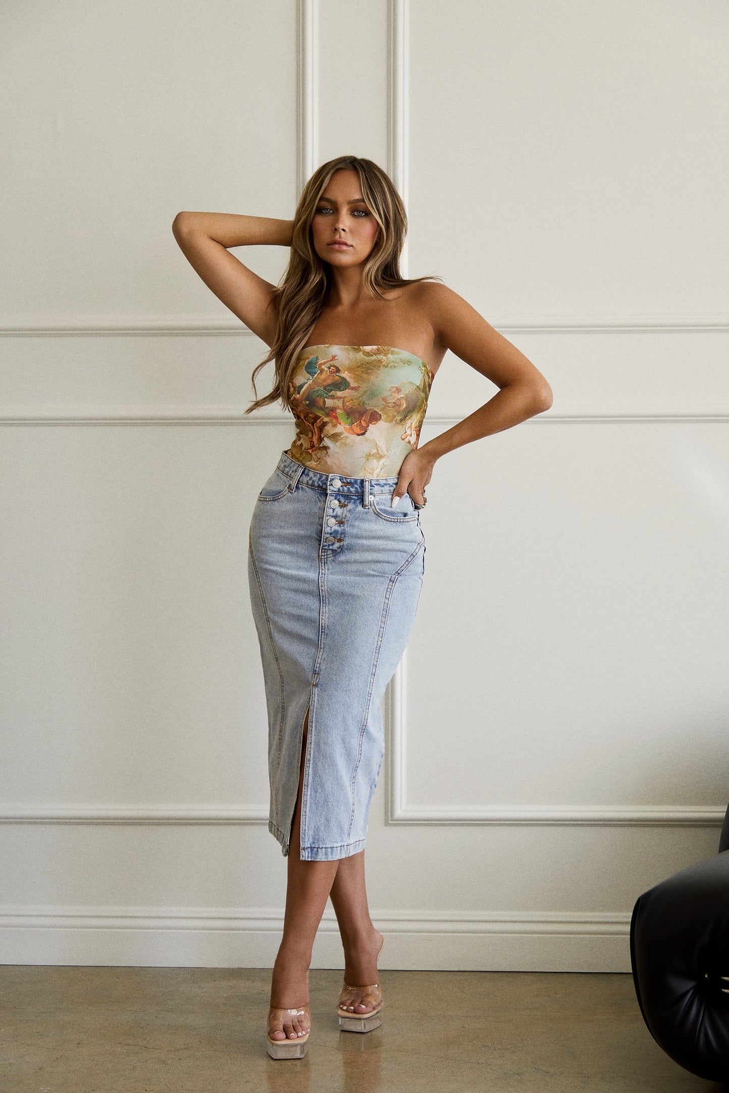 Yasmeen Strapless Bodysuit - Multi