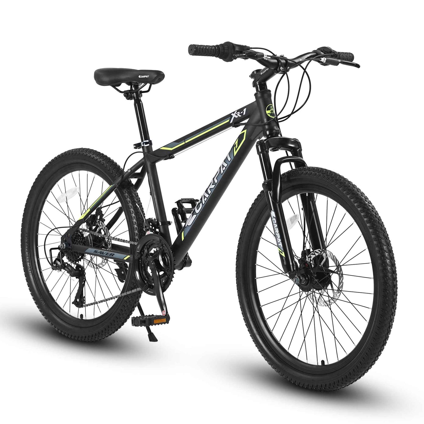 26" Adult Mountain Bike | 21-Speed, Dual Disc Brakes & Dual Shock Absorption