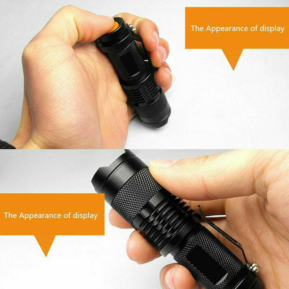 2-Pack UV Blacklight Flashlight – Ultraviolet LED Torch for Pet Stains & Scorpions