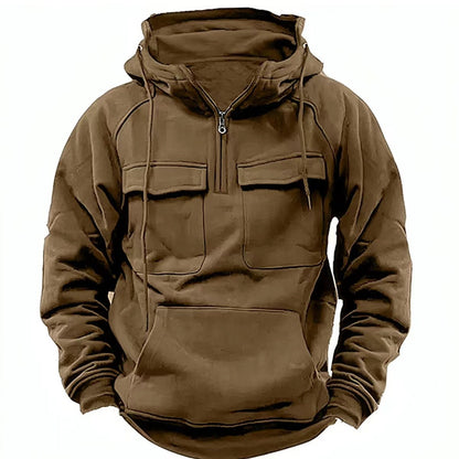 Men's Zip-Up Hoodie Sweatshirt – Casual Everyday Hoodie