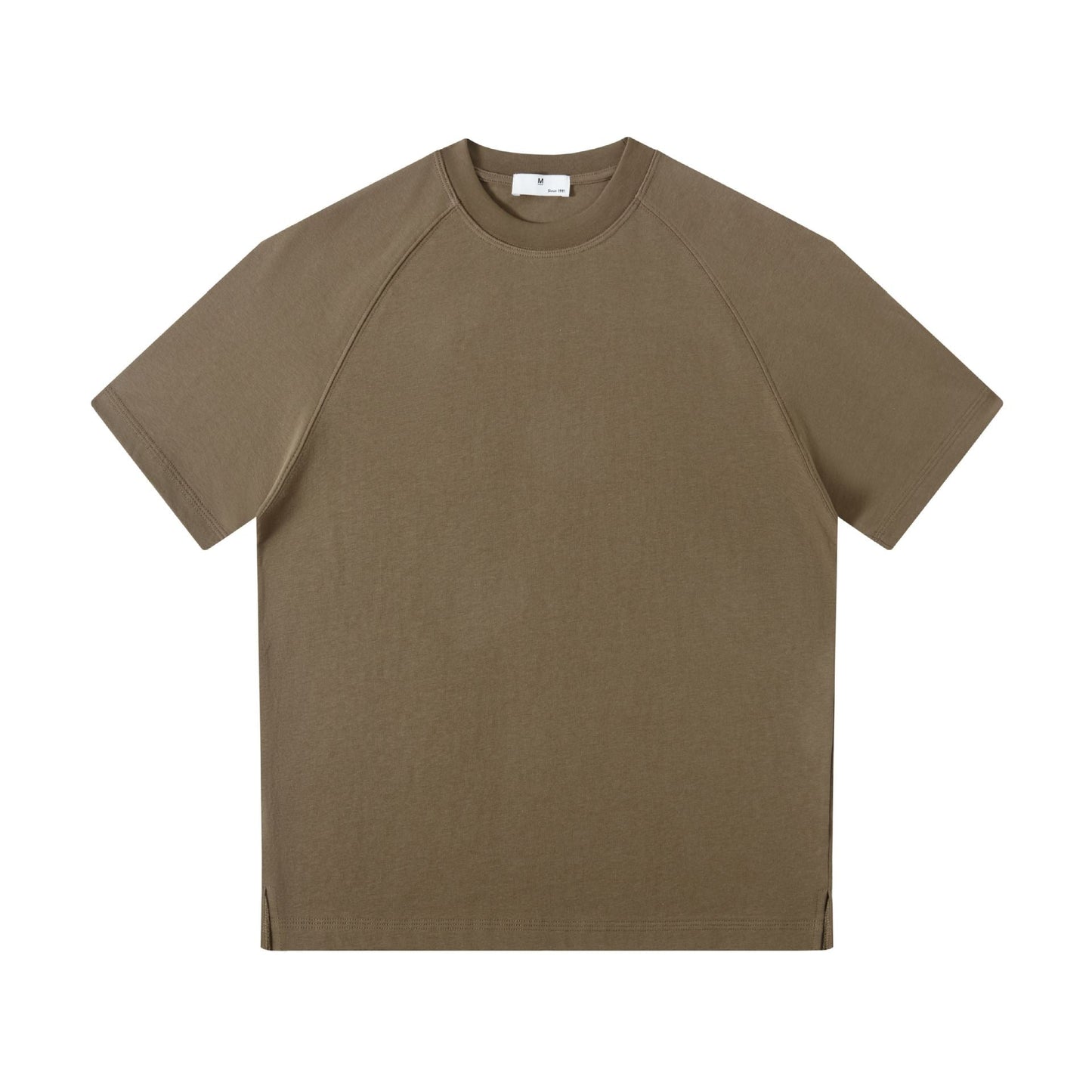 Men's Relaxed Fit Combed Cotton Raglan T-Shirt