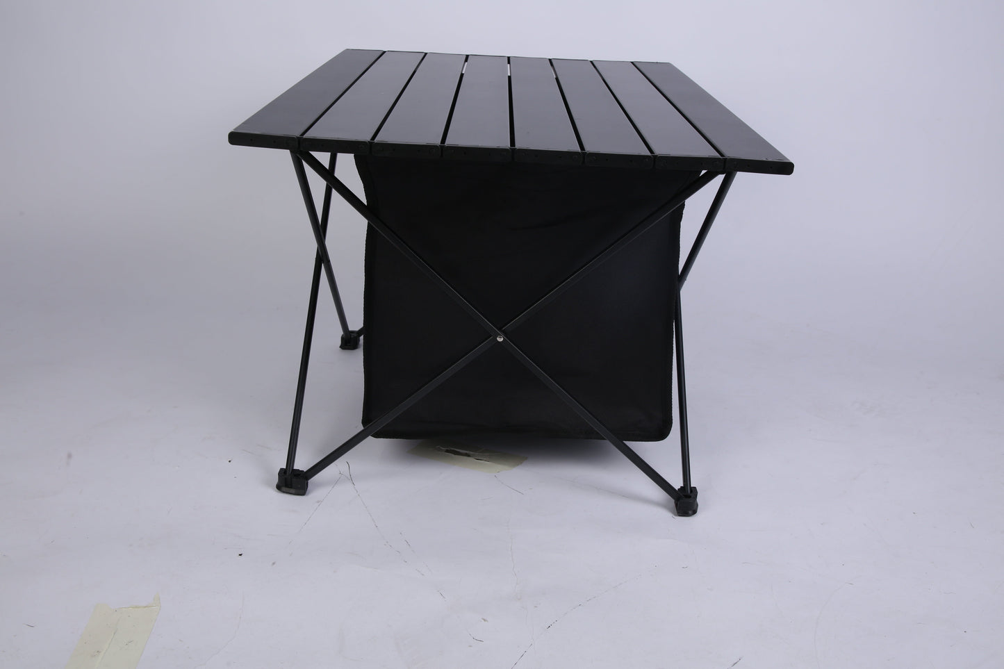 Roll-Up Aluminum Camping Table with Storage Basket & Carry Bag – M & L Sizes