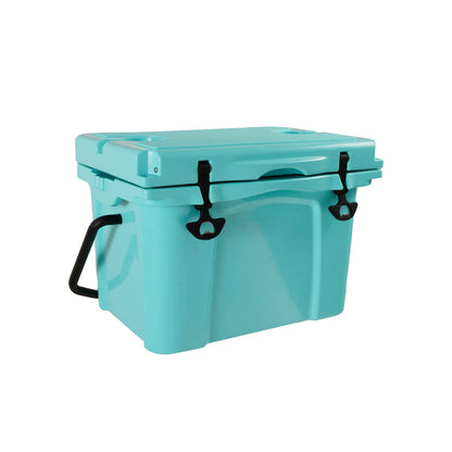 25QT Rotomolded Hard Cooler | 5-Day Ice Retention, Bottle Opener & Cup Holder
