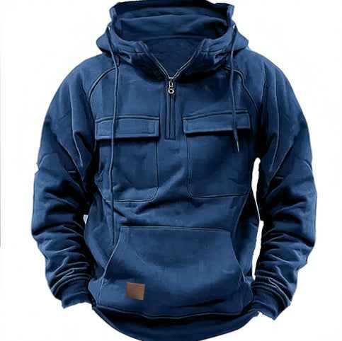 Men's Zip-Up Hoodie Sweatshirt – Casual Everyday Hoodie