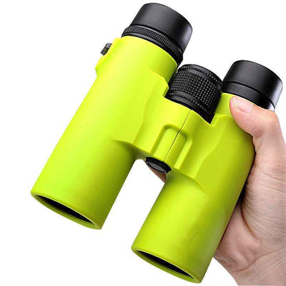 10x42 HD Binoculars – Bright Orange Compact Outdoor Telescope for Hiking & Travel