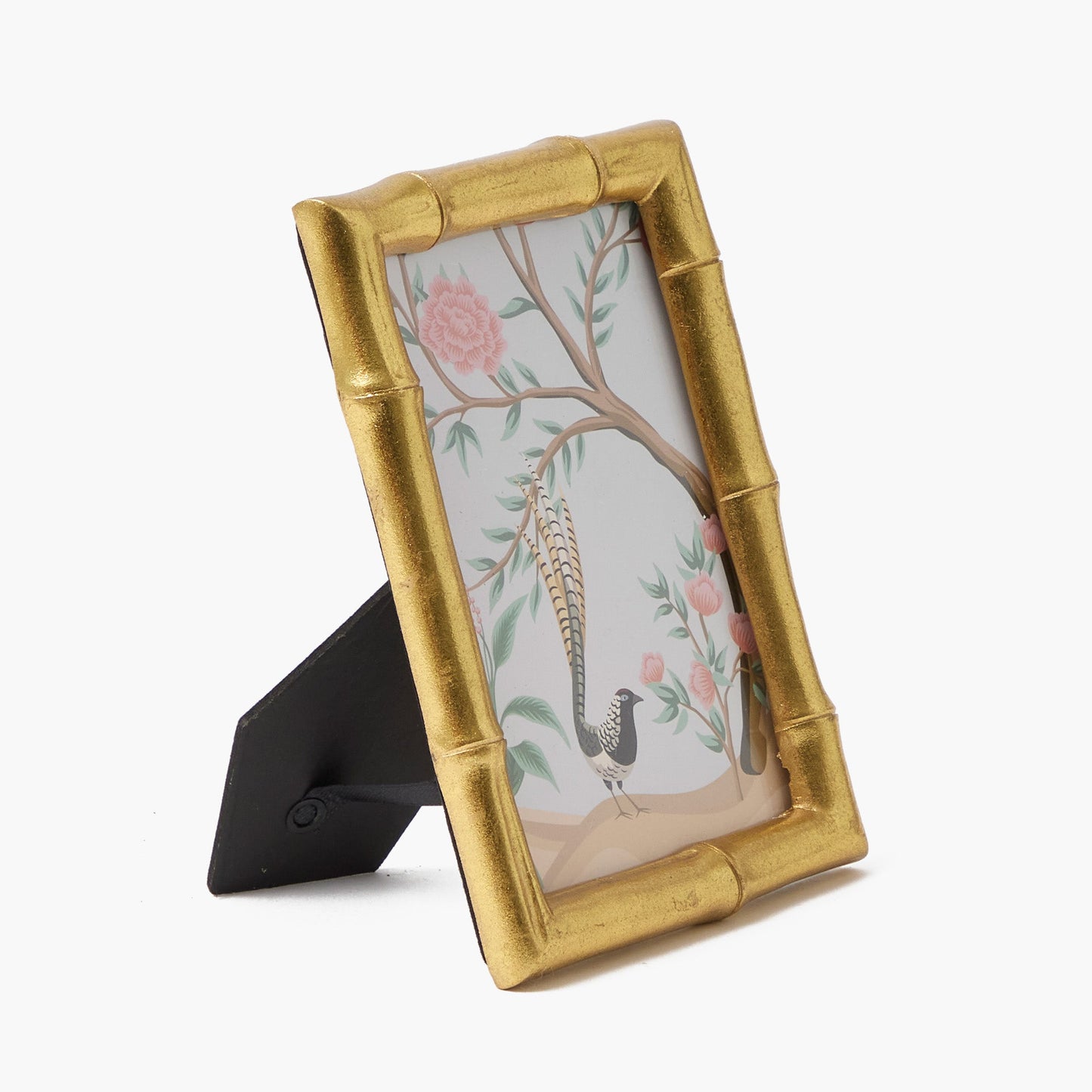 Gold Bamboo Photo Frames (Set of 2)