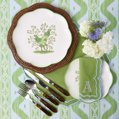 Green Fleur Napkins (Set of 4)