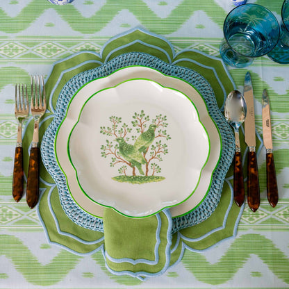 Green Fleur Napkins (Set of 4)