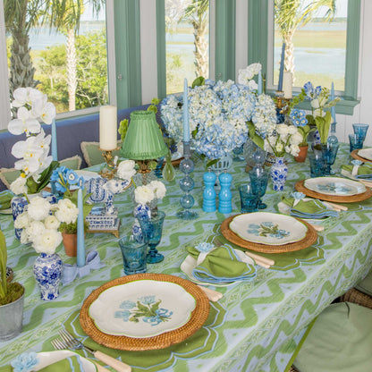 Green Fleur Napkins (Set of 4)