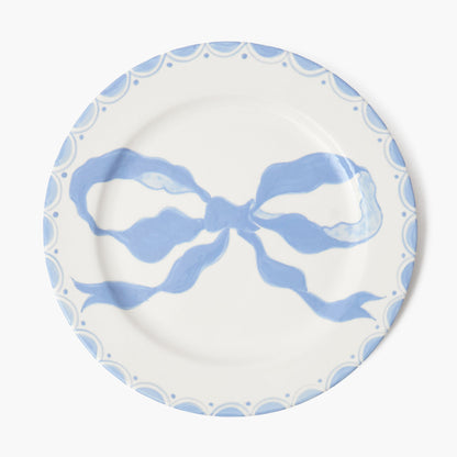 Marilyn Blue Bow Starter Plate