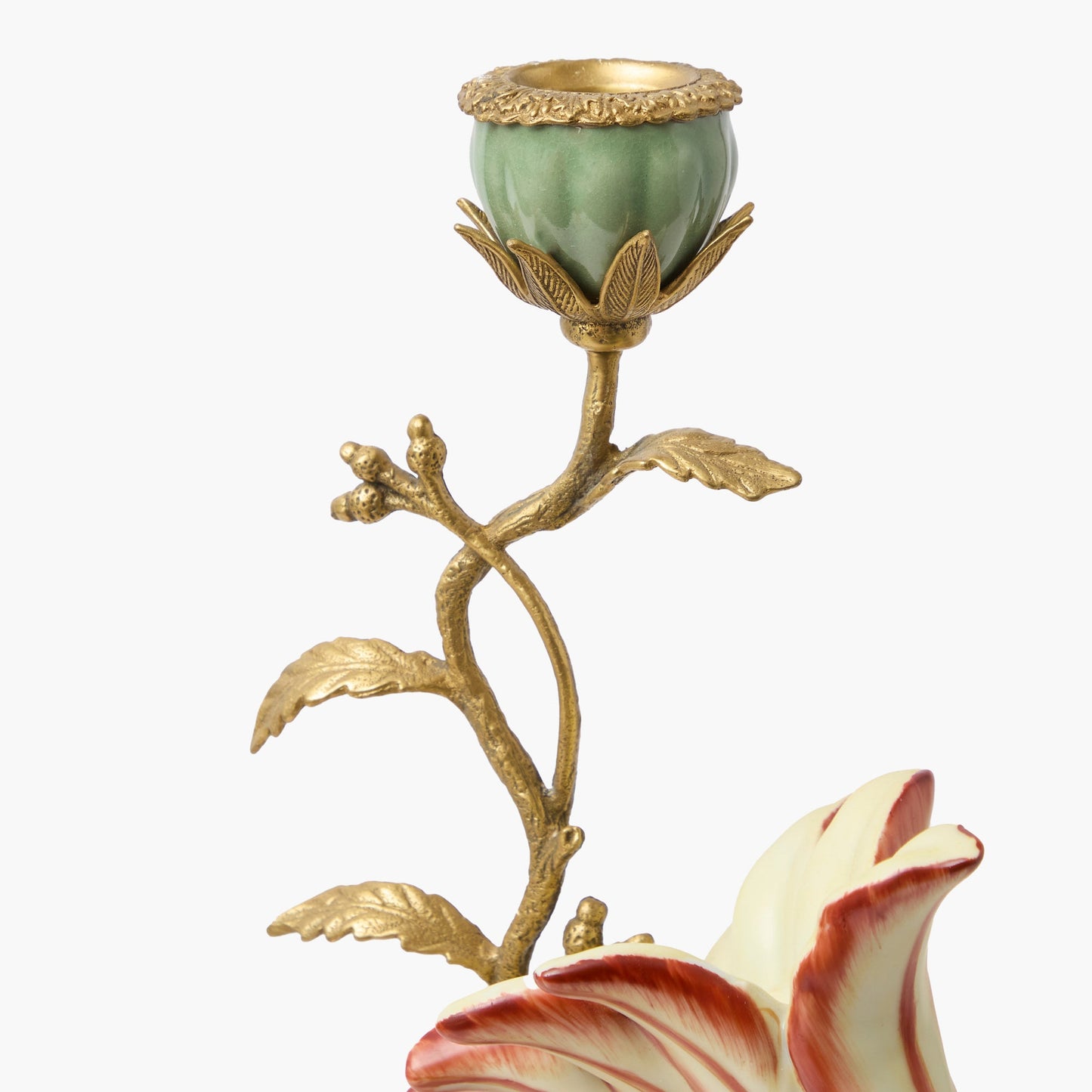 Large Pink Cockatoo Candle Holder