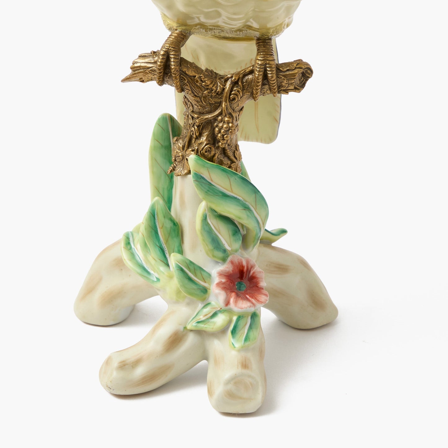 Large Pink Cockatoo Candle Holder