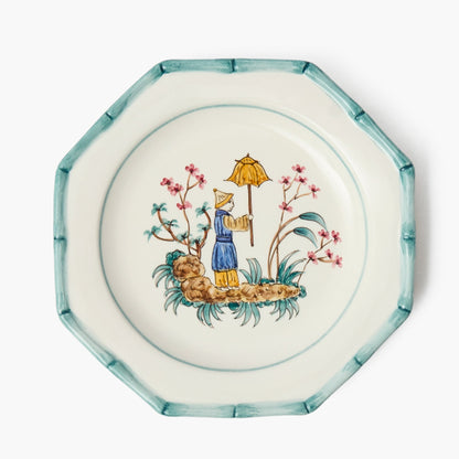 Patricia Blue Bamboo Starter Plates (Set of 4)