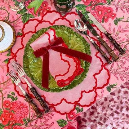 Pink Carolina Placemats (Set of 4)