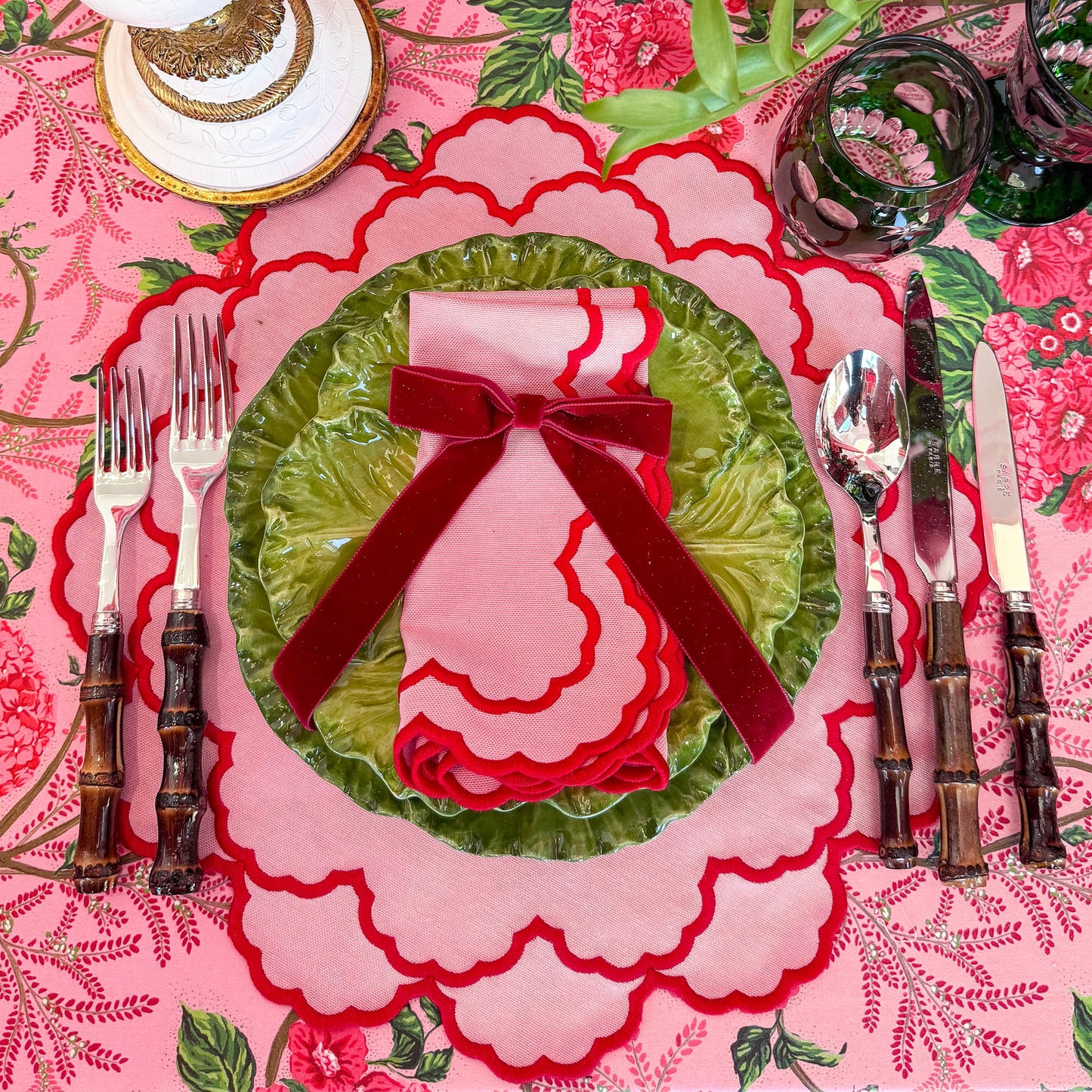 Pink Carolina Placemats (Set of 4)
