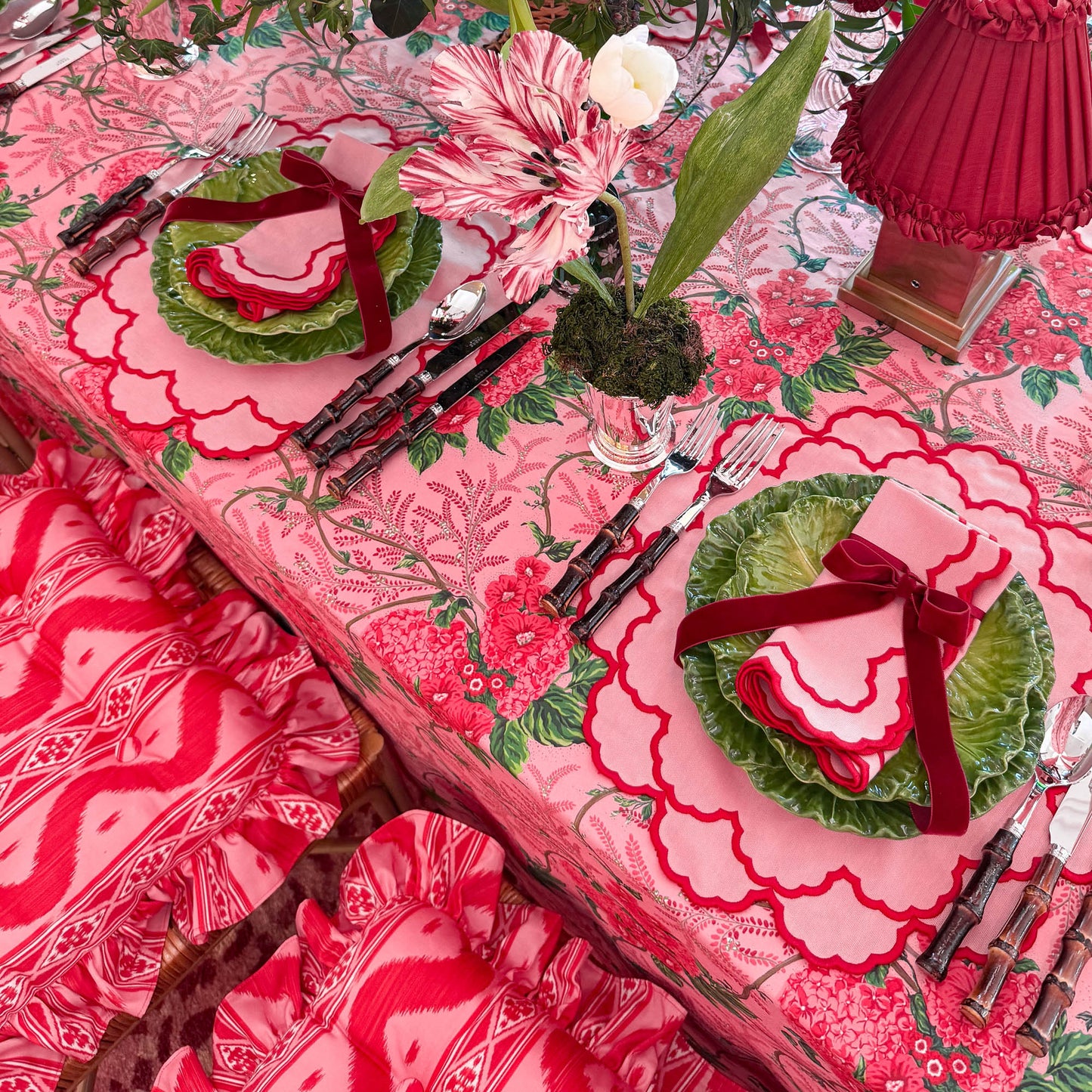 Pink Carolina Placemats (Set of 4)