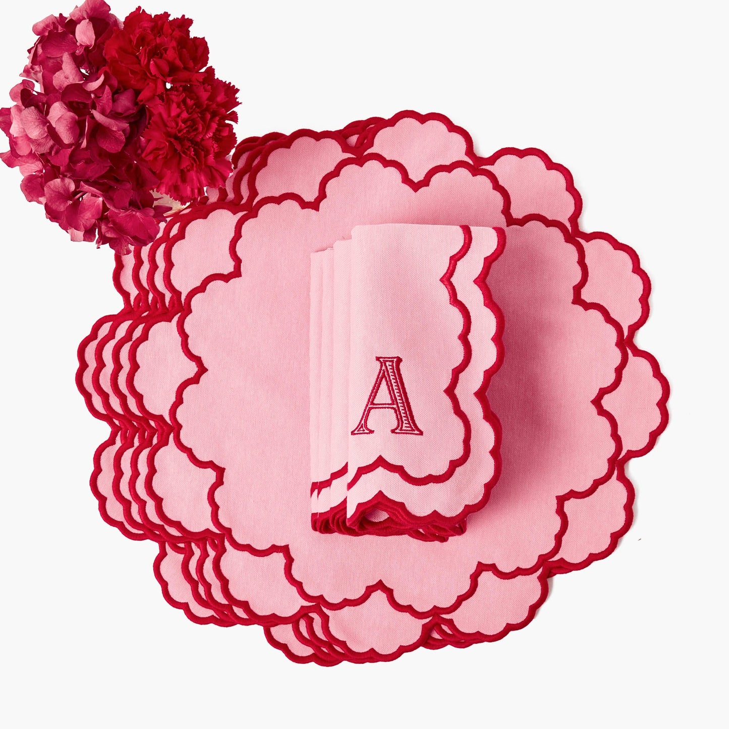 Pink Carolina Placemats (Set of 4)