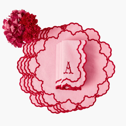 Pink Carolina Napkins (Set of 4)