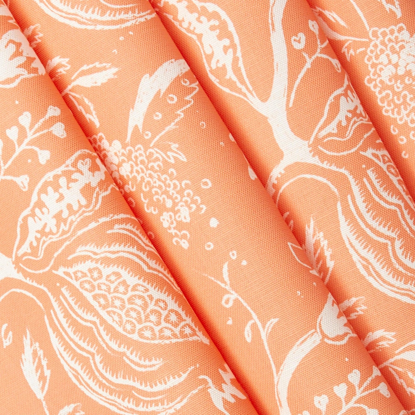 Soft Coral Chelsea Square Fabric