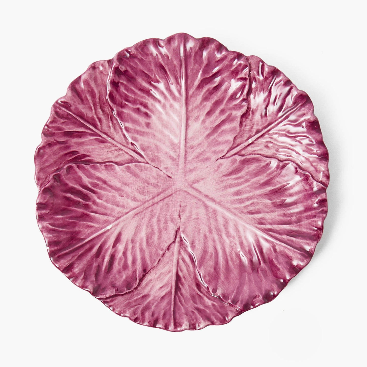 Aubergine Serena Cabbage Dinner & Starter Plates (Set of 8)