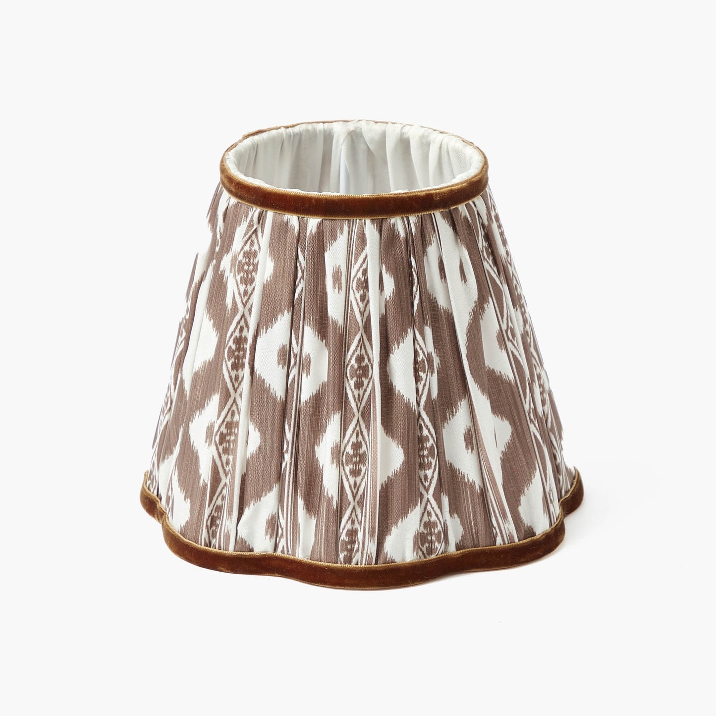 Chocolate Ikat Lampshade (18cm)