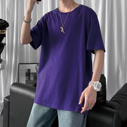 Men's Drop-Shoulder Relaxed Fit T-Shirt – 16 Colors