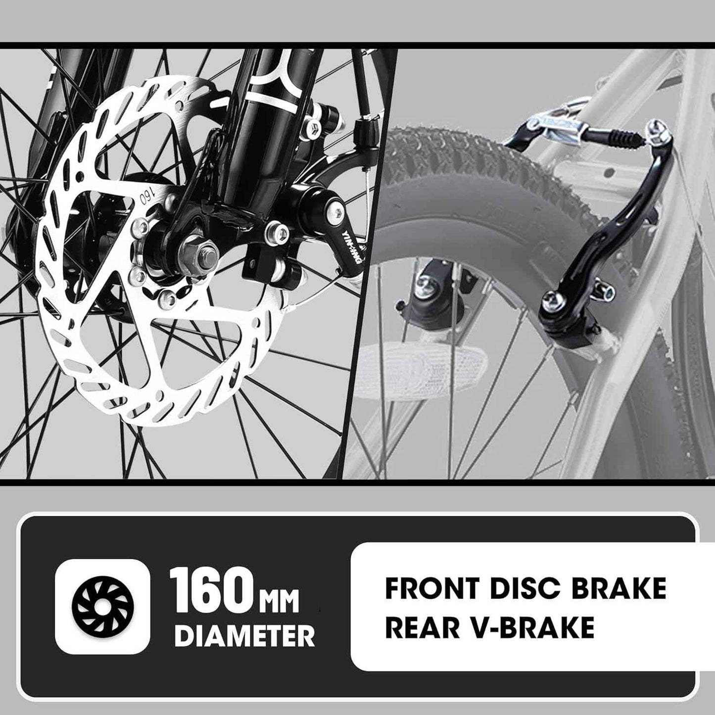 20" Kids Mountain Bike | Ages 6-12 | 7-Speed Shimano, Disc Brake & Front Suspension