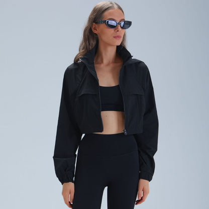 Women's Slim-Fit Outdoor Running Jacket – Lightweight Active Jacket