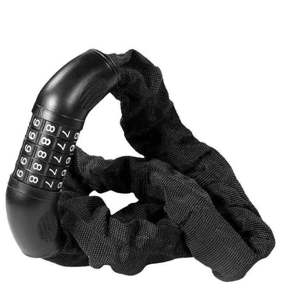 5-Digit Combination Bike Chain Lock | Heavy-Duty, Keyless & Rust-Resistant