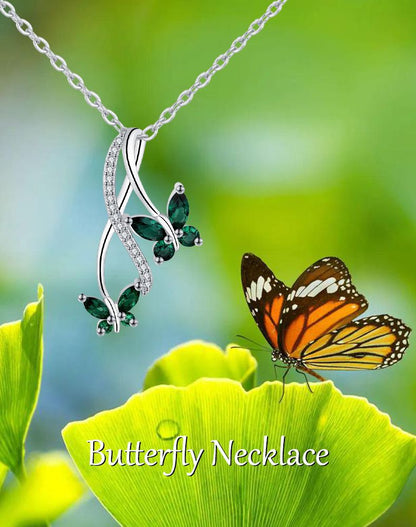 Butterfly Necklace Women's Fashion Simple Clavicle Chain Mother's Day Gift