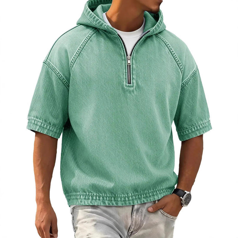 Men's Half-Zip Sports Hoodie
