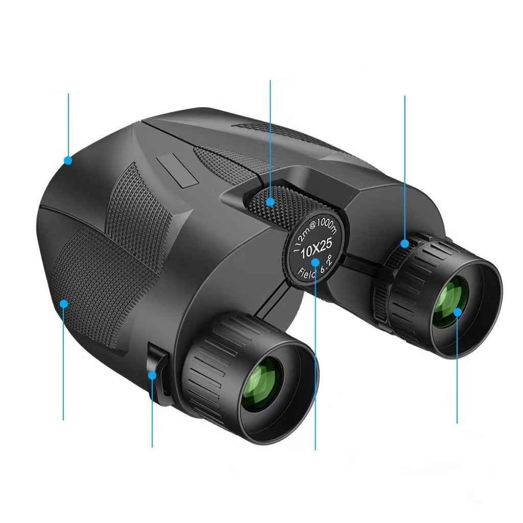 HD Low-Light Binoculars – Outdoor Civil Telescope with 25mm Eye Relief