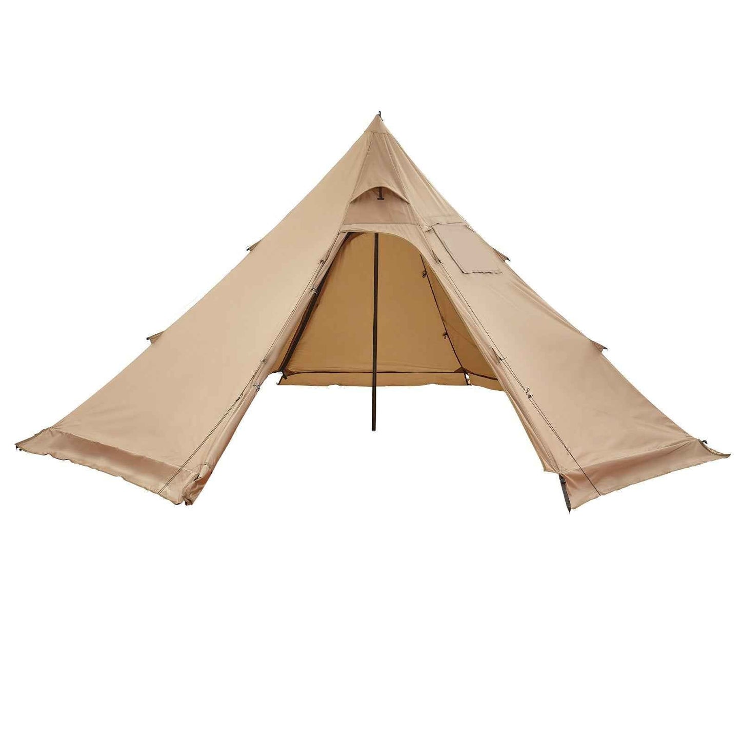 4-Person Hot Tent with Stove Jack | 4-Season Waterproof Tipi Camping Tent