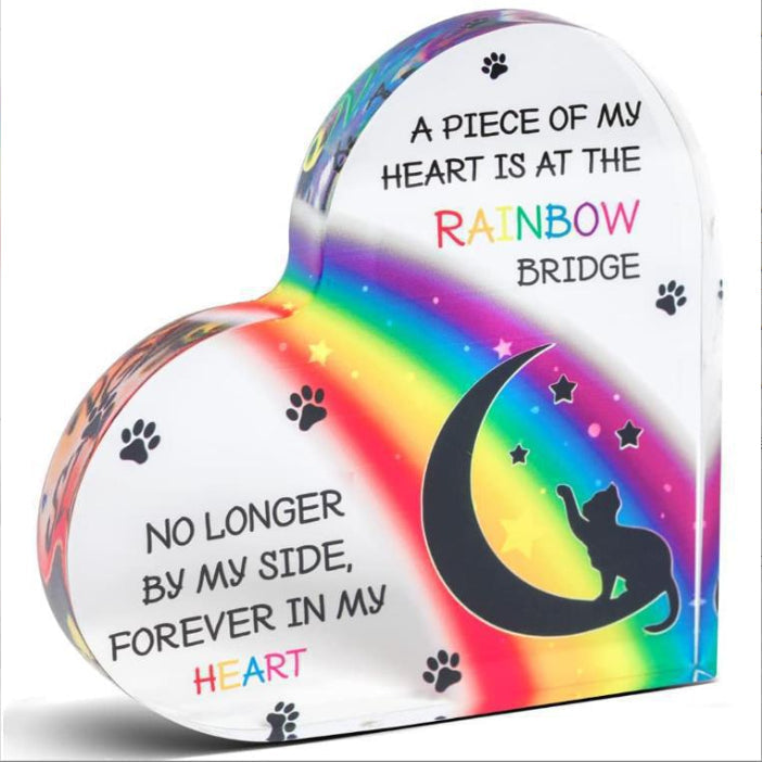 Acrylic Ornament Heart-shaped Crafts Valentine's Day Mother's Day Halloween Gift For Friends And Relatives Commemorative Gift