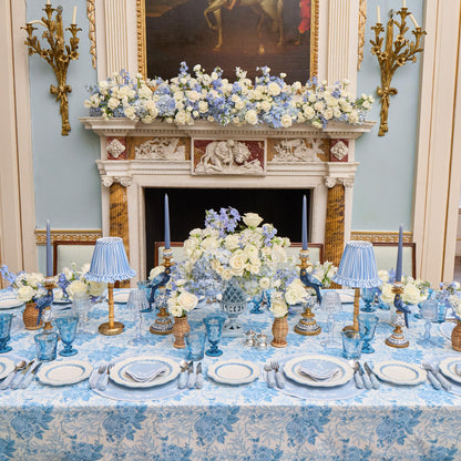 Blue Laurel Dinner Plates (Set of 4)