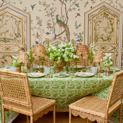 Spring Green Pheasant Tablecloth