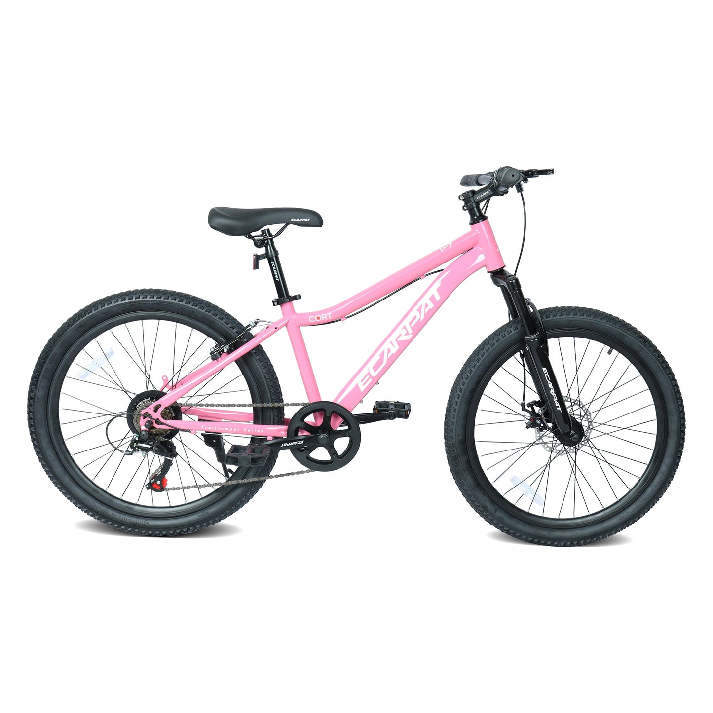 24" Youth Mountain Bike | 7-Speed, Front Disc Brake, Suspension & Alloy Rims