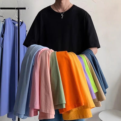 Men's Drop-Shoulder Relaxed Fit T-Shirt – 16 Colors