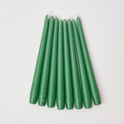 Dusty Green Candles (Set of 8)