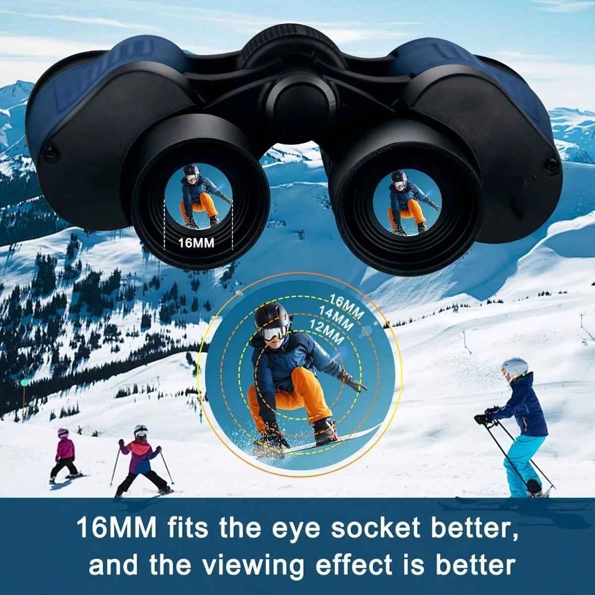 60x60 HD Night Vision Binoculars – High-Power Telescope for Hunting, Hiking & Outdoor Use