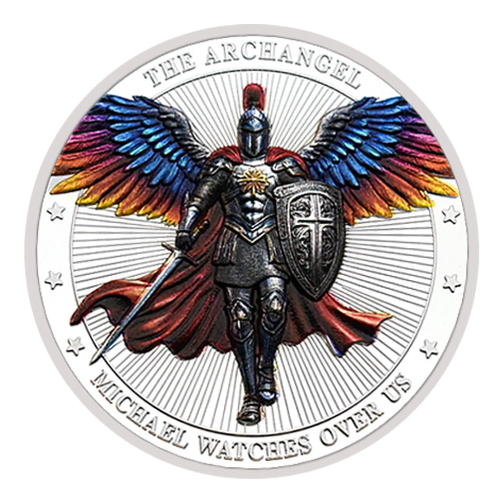 Archangel Michael Challenge Medal Saint Watch American Metal Medal